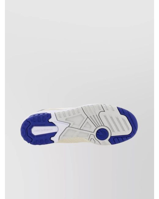 New Balance Blue Leather Low-Top Sneakers for men