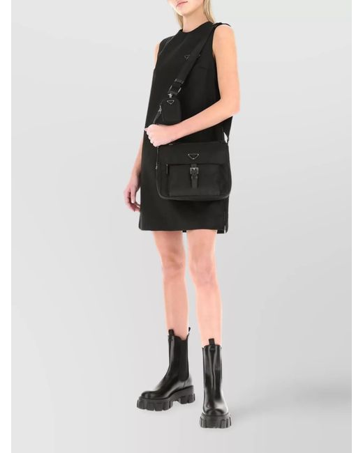 Prada Black Crossbody Bag Nylon Adjustable Strap