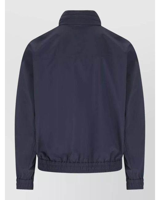 Brunello Cucinelli Blue Water-Resistant Blouson Jacket for men