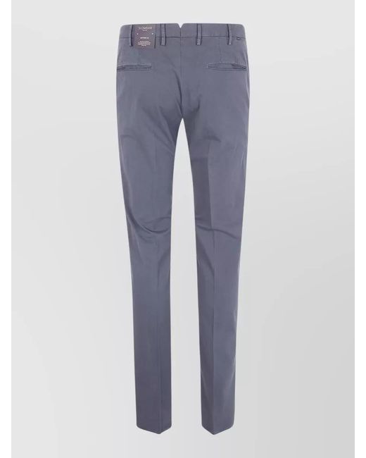 Incotex Gray Straight-Leg Chino Trousers for men