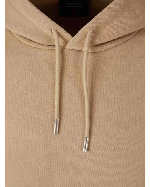 Canada Goose Natural Hooded Knit Jacket Drawstring Kangaroo Pocket for men