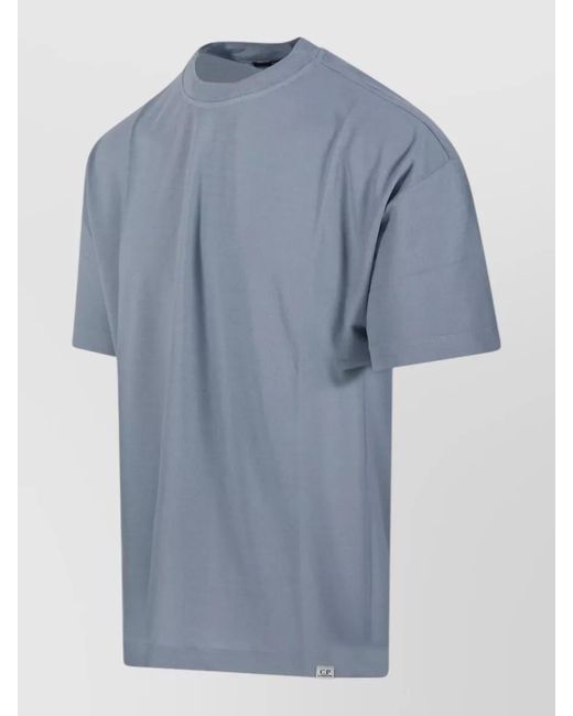 C P Company Blue Cotton Short-Sleeve T-Shirt for men