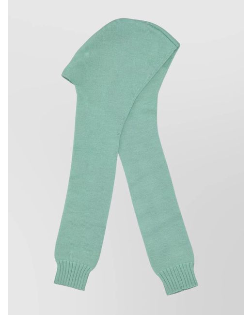 Vivetta Green Wool Balaclava