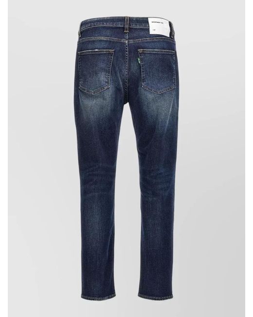 Department 5 Blue Drake Jeans Belt Loops Distressed Faded for men