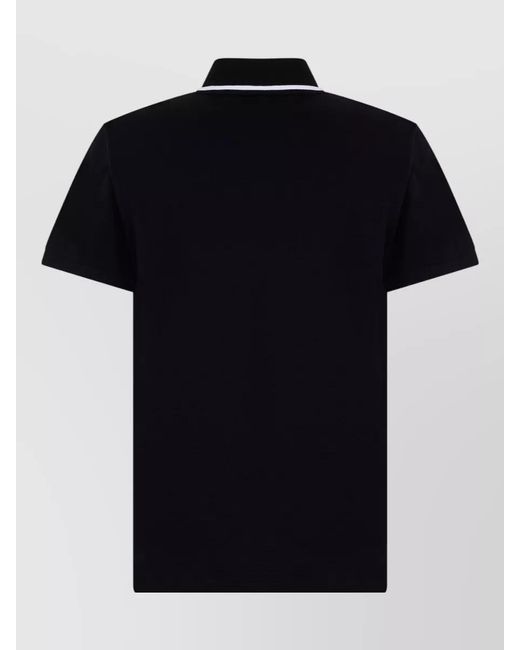 Boss Black Cotton Polo Shirt Short Sleeves Casual for men