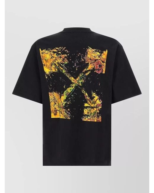 Off-White c/o Virgil Abloh Black Arrow Spices Skate Crew Neck T Shirt for men
