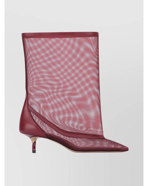 Jacquemus Pink Knee-High Boots
