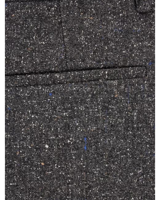 Valentino Garavani Gray High Waist Wide Leg Textured Pants for men