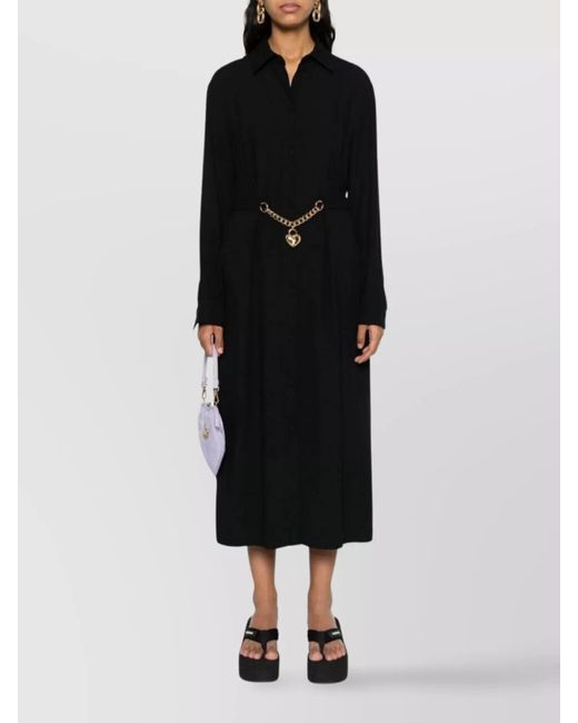 Moschino Black Midi Dress