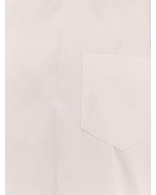 Sacai Pink Draped Mini Dress