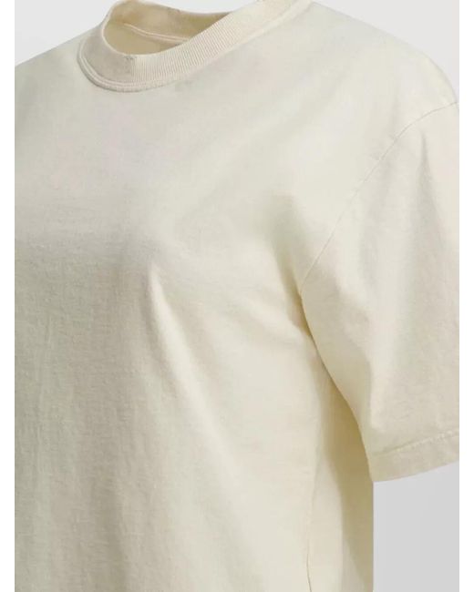 Golden Goose Deluxe Brand White Logo Patch Cotton Jersey T-Shirt