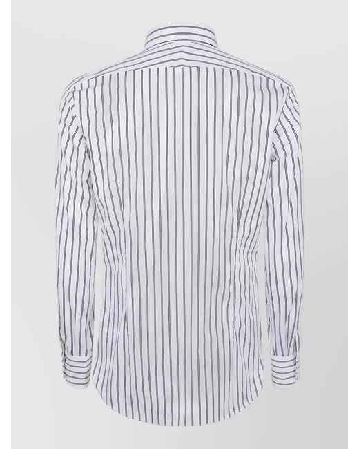 Tom Ford White Striped Slim Fit Shirt for men
