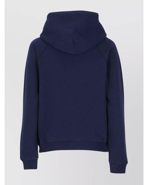 Ralph Lauren Blue Cotton Hoodie Sweatshirt