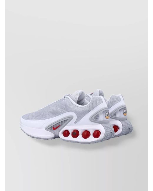 Nike White Textile Low-Top Sneakers
