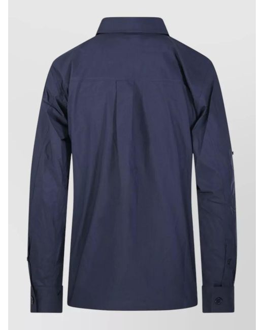 P.A.R.O.S.H. Blue Fitted Jacket