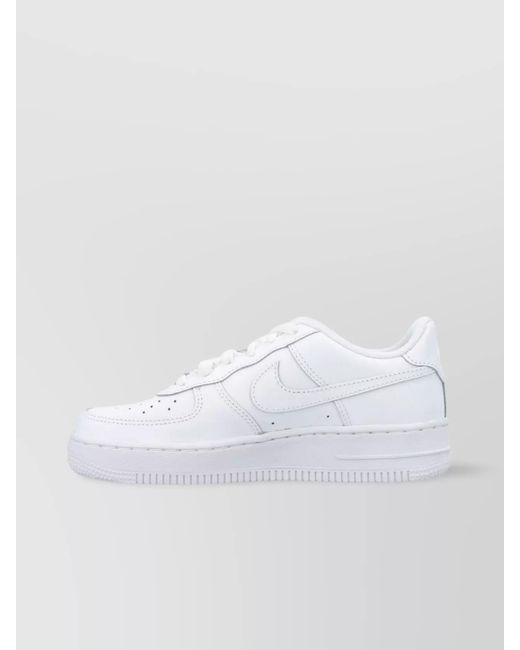 Nike White Leather Low-Top Sneakers
