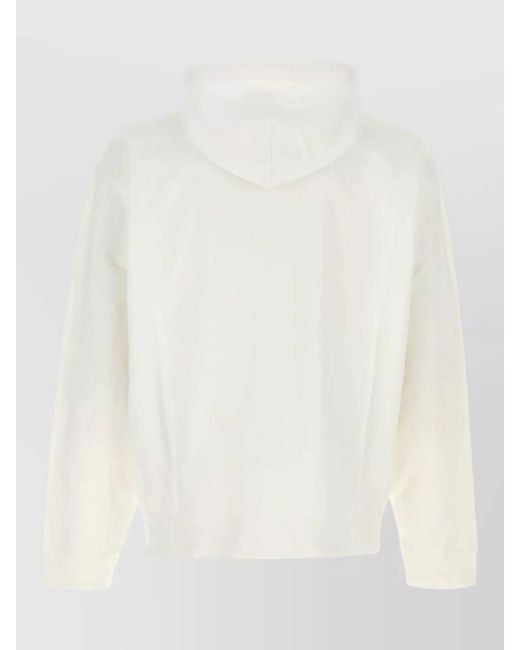 Balenciaga Multicolor Oversize Hooded Cotton Sweatshirt Graphic Front Pocket for men