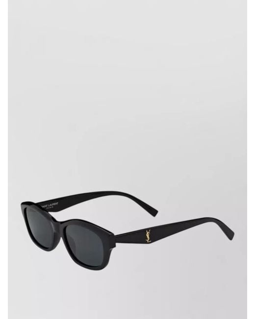 Saint Laurent Metallic Cat Eye Sunglasses Tinted Lenses Design