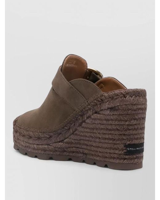 Stella McCartney Brown Suede Clogs