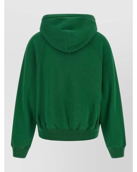 Polo Ralph Lauren Green Embroidered Logo Hooded Sweatshirt Kangaroo Pocket