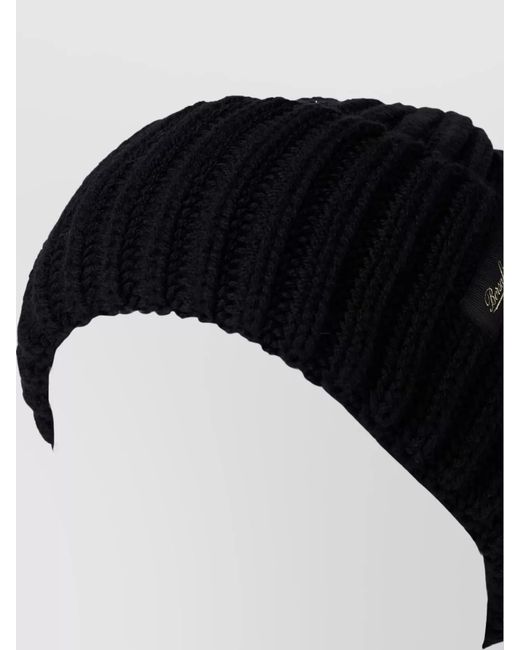 Borsalino Blue Wool Beanie