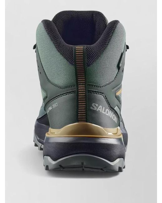 Salomon Gray Silk Lace Boots