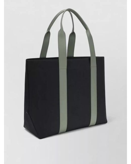 Givenchy Black Cotton Shoulder Bag Rectangular Shape Handles for men