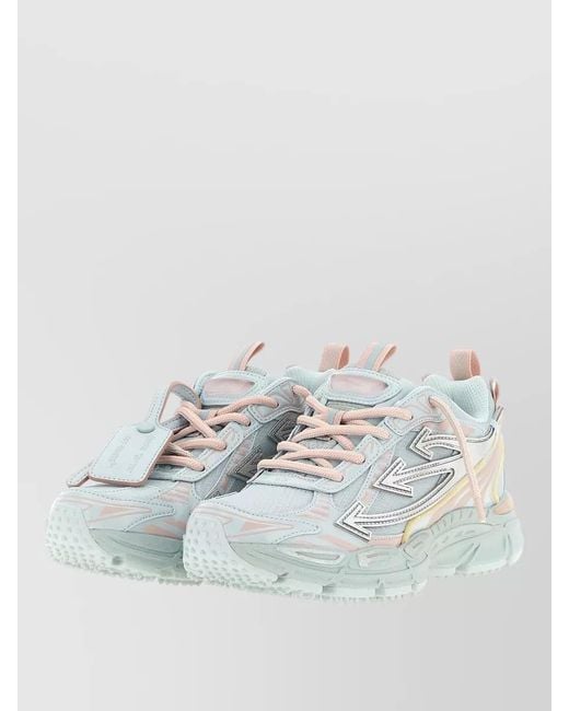 Off-White c/o Virgil Abloh Gray Be Right Back Low-Top Sneakers