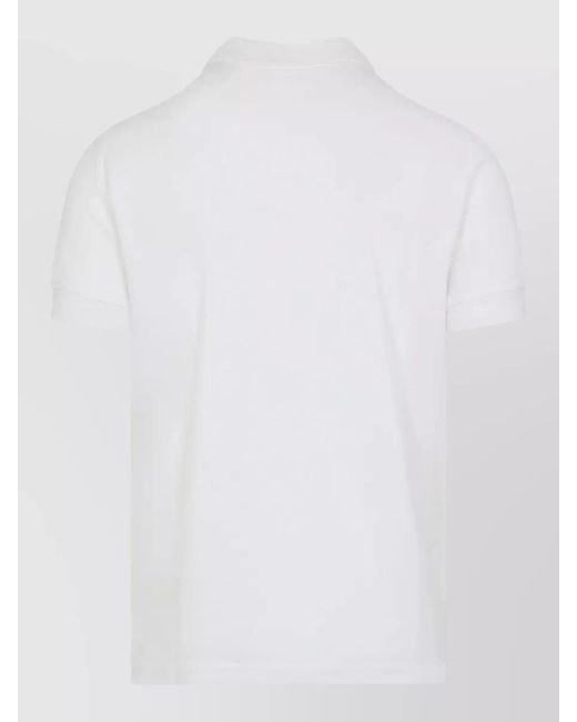 Tom Ford White Piqué Short-Sleeve Polo Shirt for men