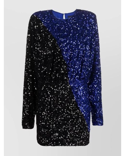 ROTATE BIRGER CHRISTENSEN Blue Mini Dress