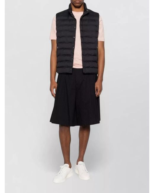 Herno Black Down Padded Gilet for men