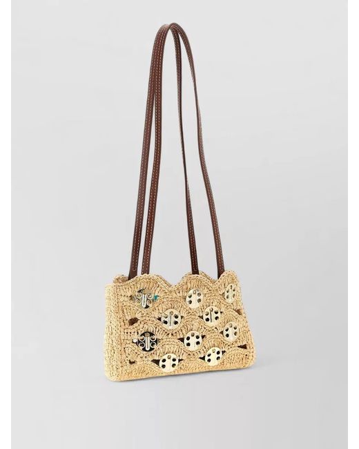 Rabanne Natural 1969 Chain Mail Shoulder Bag