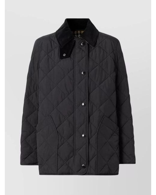 Burberry Black Quilted Puffer Jacket