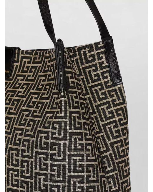 Balmain Black Release Medium Tote Bag