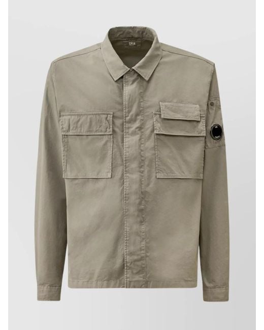C P Company Multicolor Cotton Shirt With Pockets for men