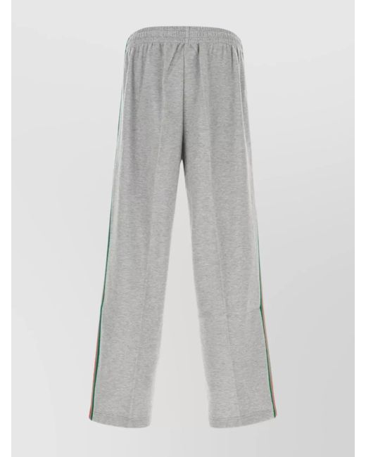 Gucci Gray Cotton Blend Joggers for men