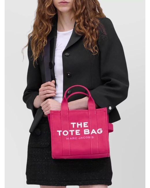 Marc Jacobs Pink The Tote Bag Mini Canvas Tote Bag