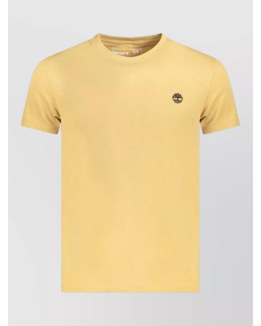 Timberland Yellow Cotton T-Shirt for men