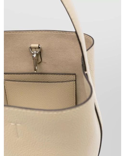 Totême Natural Leather Shoulder Bag