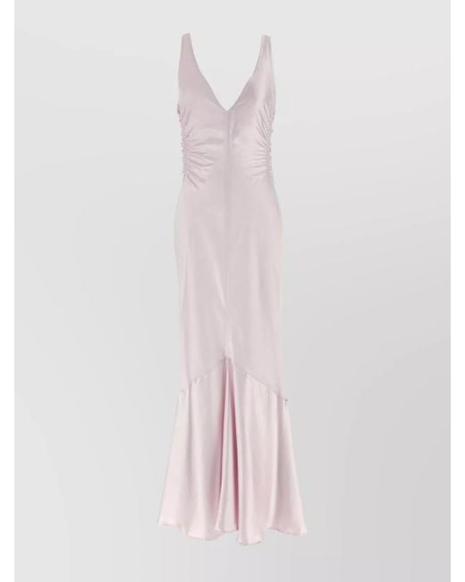 Sportmax Pink Polyester Katia Midi Dress
