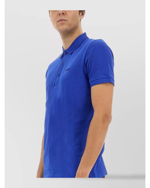 Boss Blue Cotton Paule 4 Polo Shirt for men