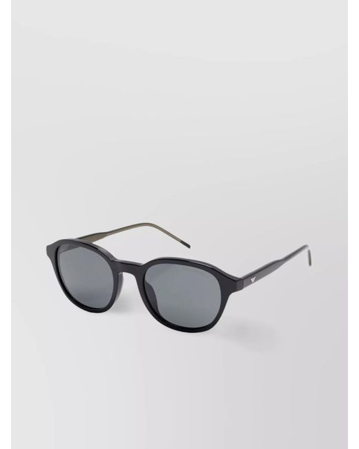 Emporio Armani Gray Acetate Sunglasses