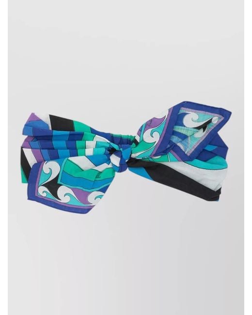 Emilio Pucci Blue Iride Headband