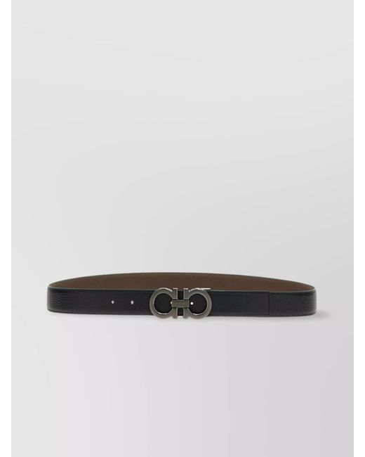Ferragamo Multicolor Leather Reversible Belt for men
