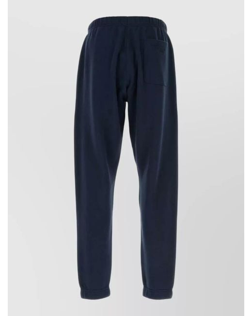KENZO Blue Cotton Track Pants for men