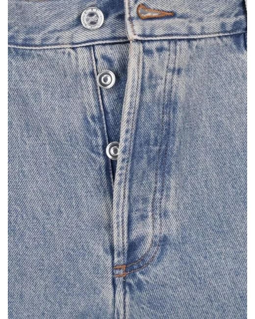 A.P.C. Blue Straight-Leg Denim Jeans for men