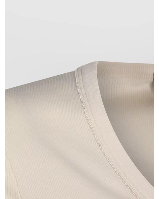 Fabiana Filippi Natural Cotton T-Shirt