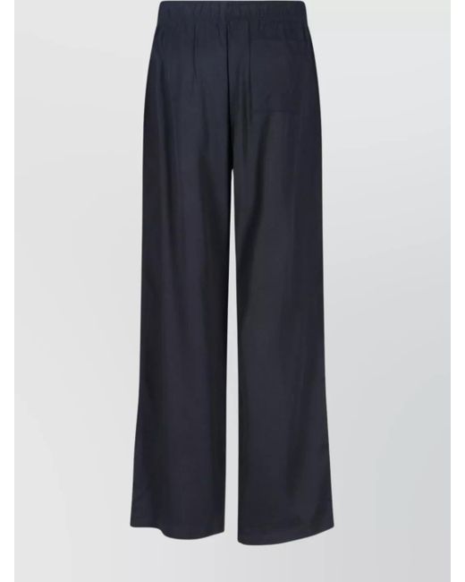 Our Legacy Blue Straight Wide-Leg Trousers