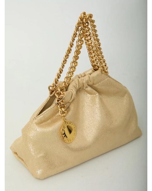 Stella McCartney Natural Falabella Mini Clutch Bag