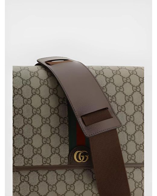 Gucci Gray Ophidia Shoulder Bag for men